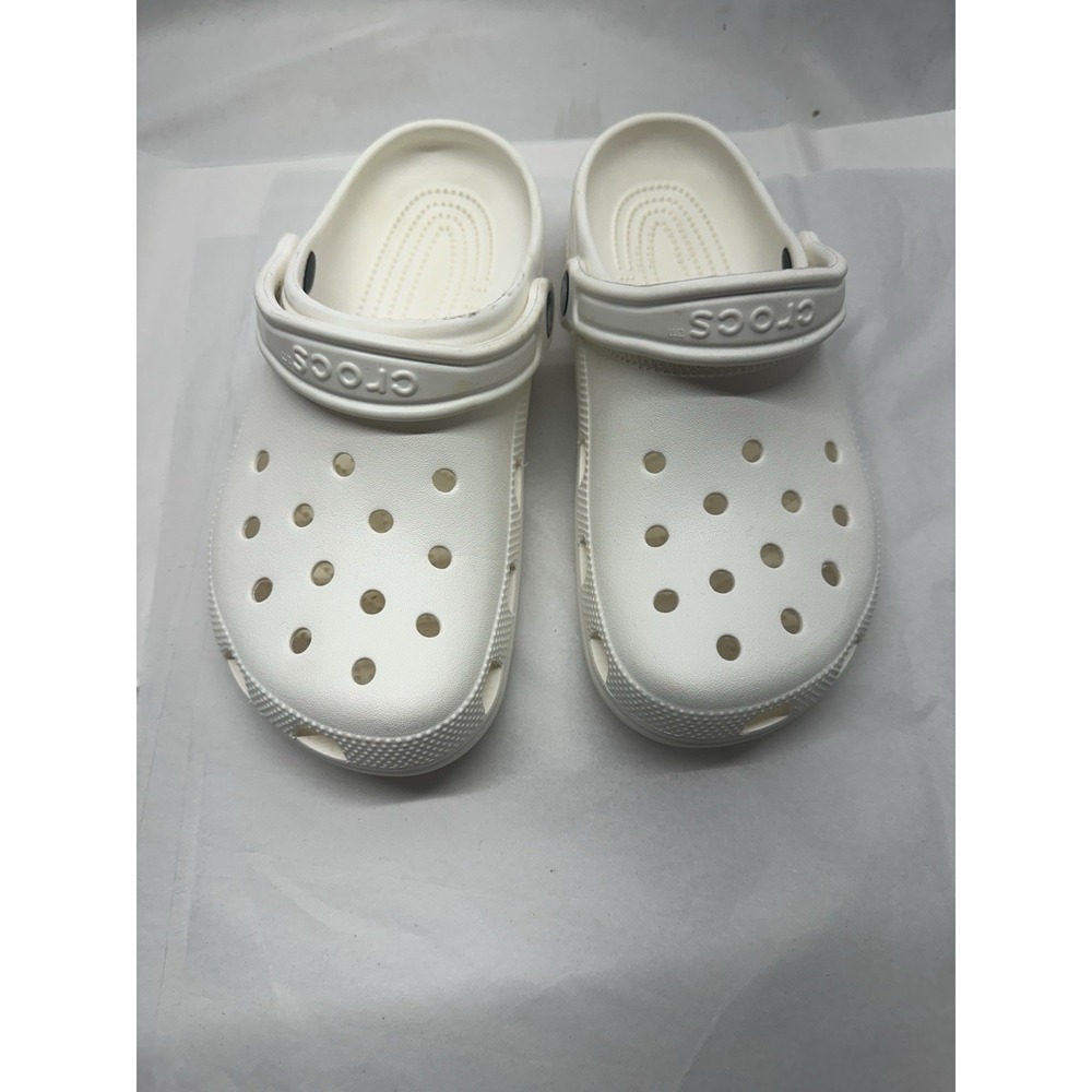 Crocs Bright White Clogs Sz:W6/ M8 Streetwear Comfortable Slip On Summer Shoes